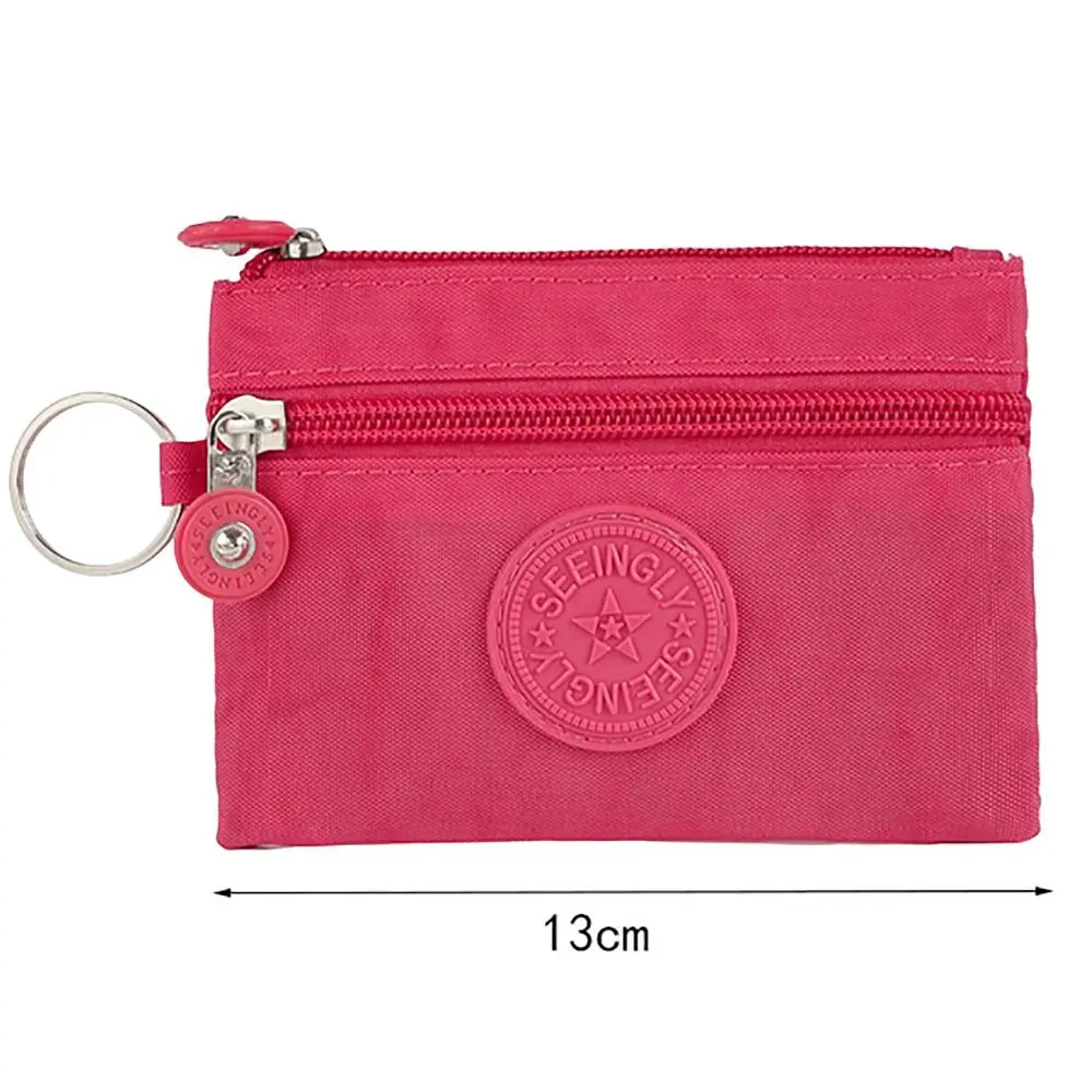 Canvas Money Coin Purse Key Ring Waterproof Credit Card Holoder Wear-resistant Wallet Money Bag Male Female coin purse coin wallet change bag card wallet women wallet