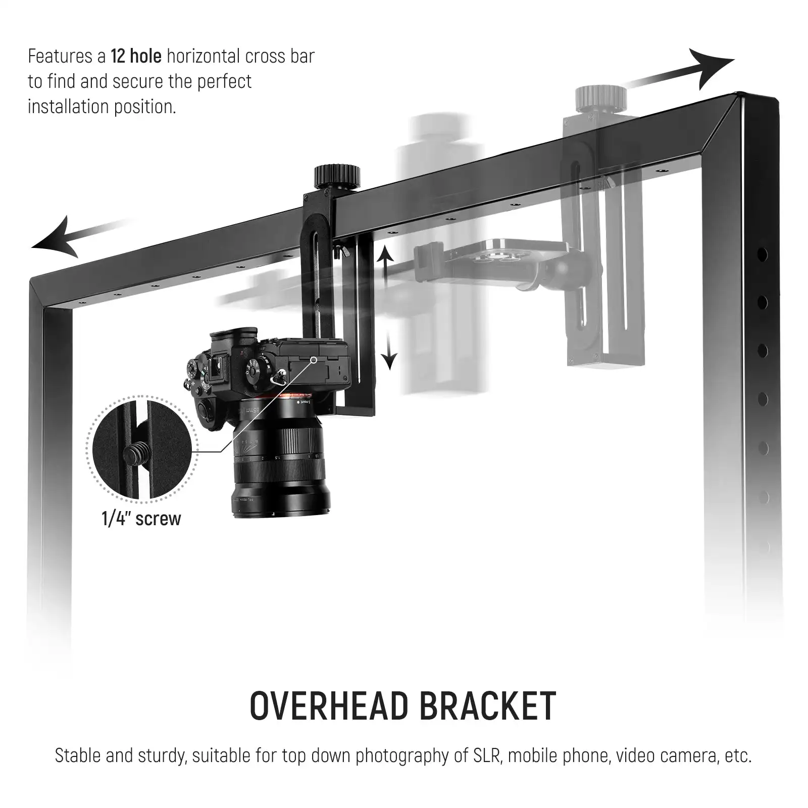 NEEWER ST100 Desktop Photography StandSupport DSLR Camera Laptop Video Light For Photo Video for Youtube Ins Live Streaming