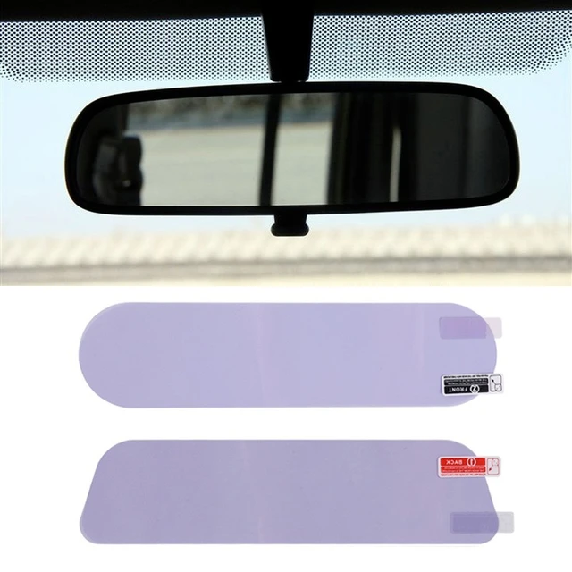 1 Pc Car Interior Rearview Mirror Anti-glare Anti Fog Film Night Reversing  Glare Protection Waterproof Auto Sticker Accessories - AliExpress
