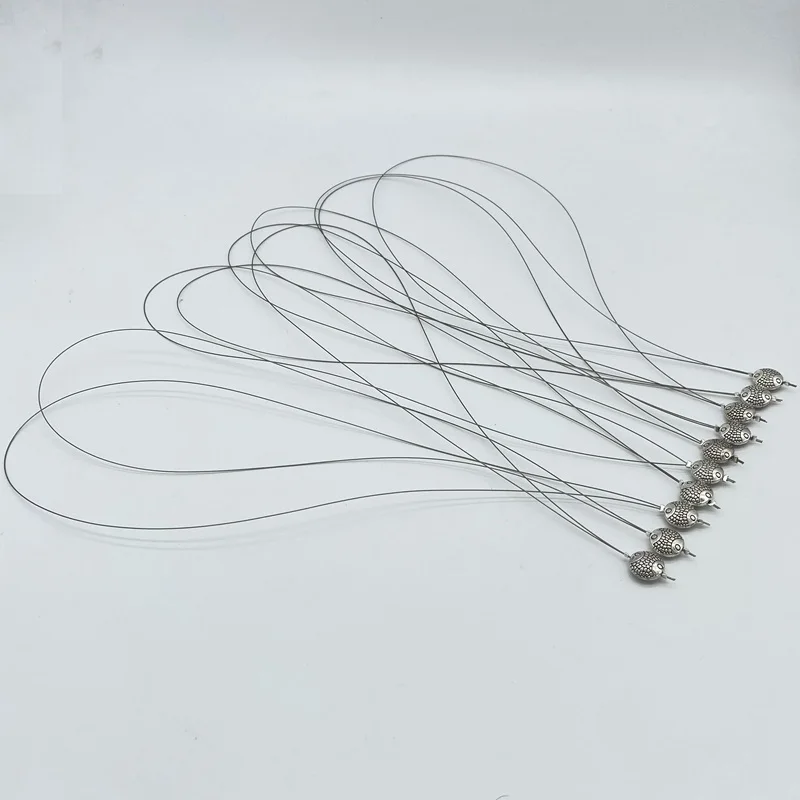 20 pieces 25cm Length Nano Ring Threader Tools Micro Ring Loop Pulling Tools for Hair Extension
