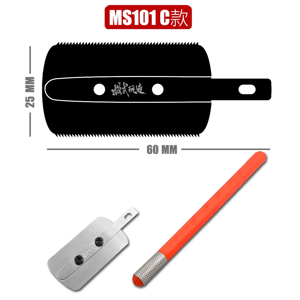 MSWZ Profiled Mini Hand Saw For Gundam Military Model Modification Hobby Modeling Tool 3
