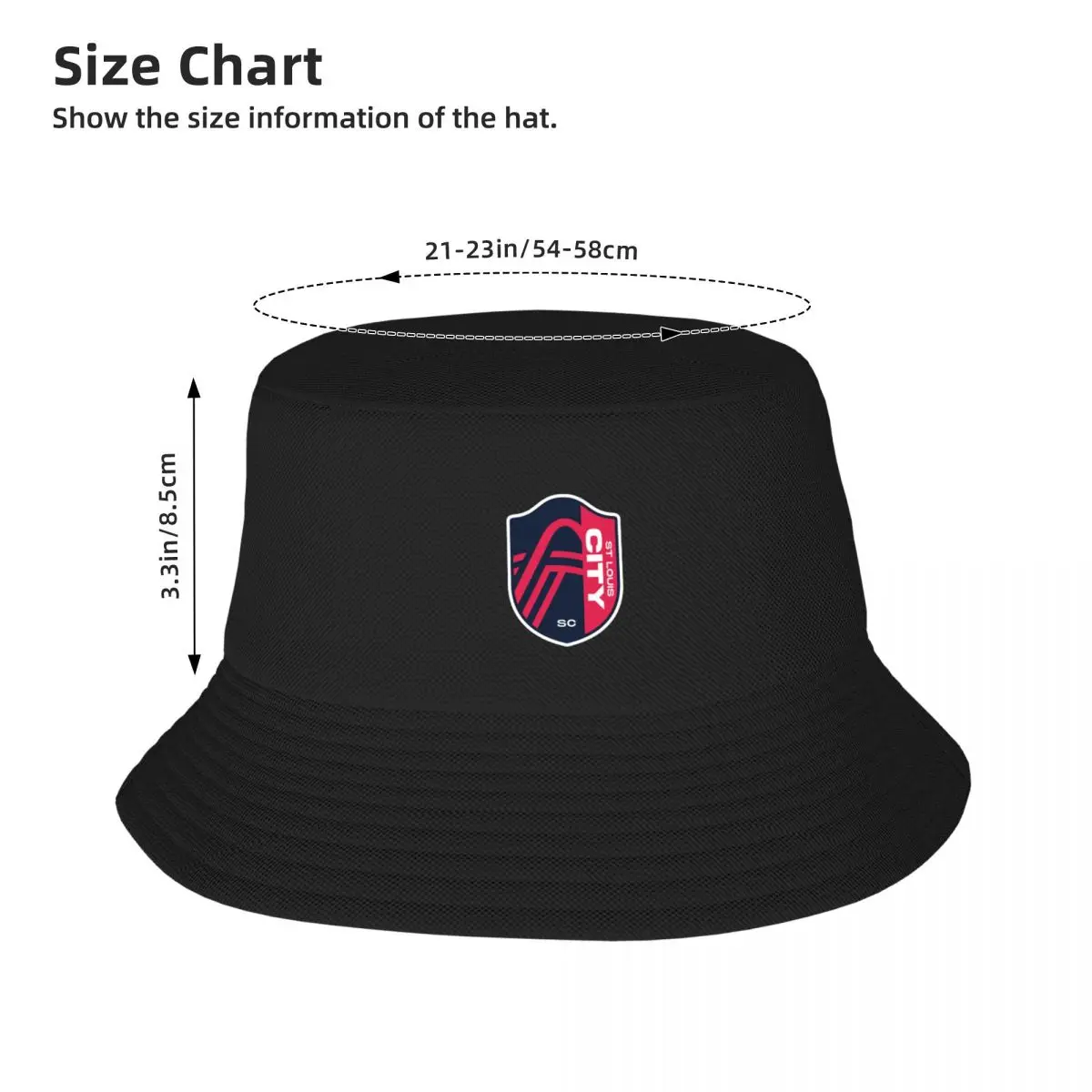 St. Louis City SC Bucket Hat Fashion Beach Male Caps For Men Women's