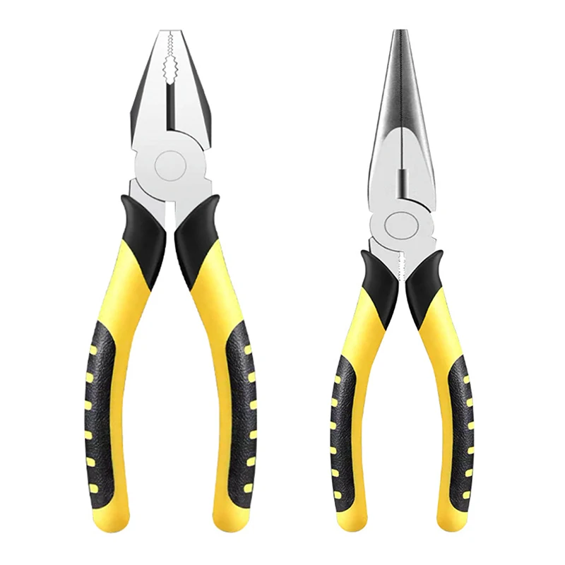 6 Inches Wire Pliers Sharp Large Opening Stripping Pliers Industrial Grade Labor-saving Household Electrician Pliers
