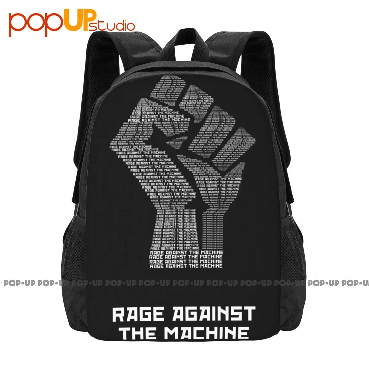 Rock Band Rage Contro La Macchina Ratm Eczema De La Rocha Tim Commerford Zaino Grande Capacità Gym Art Print