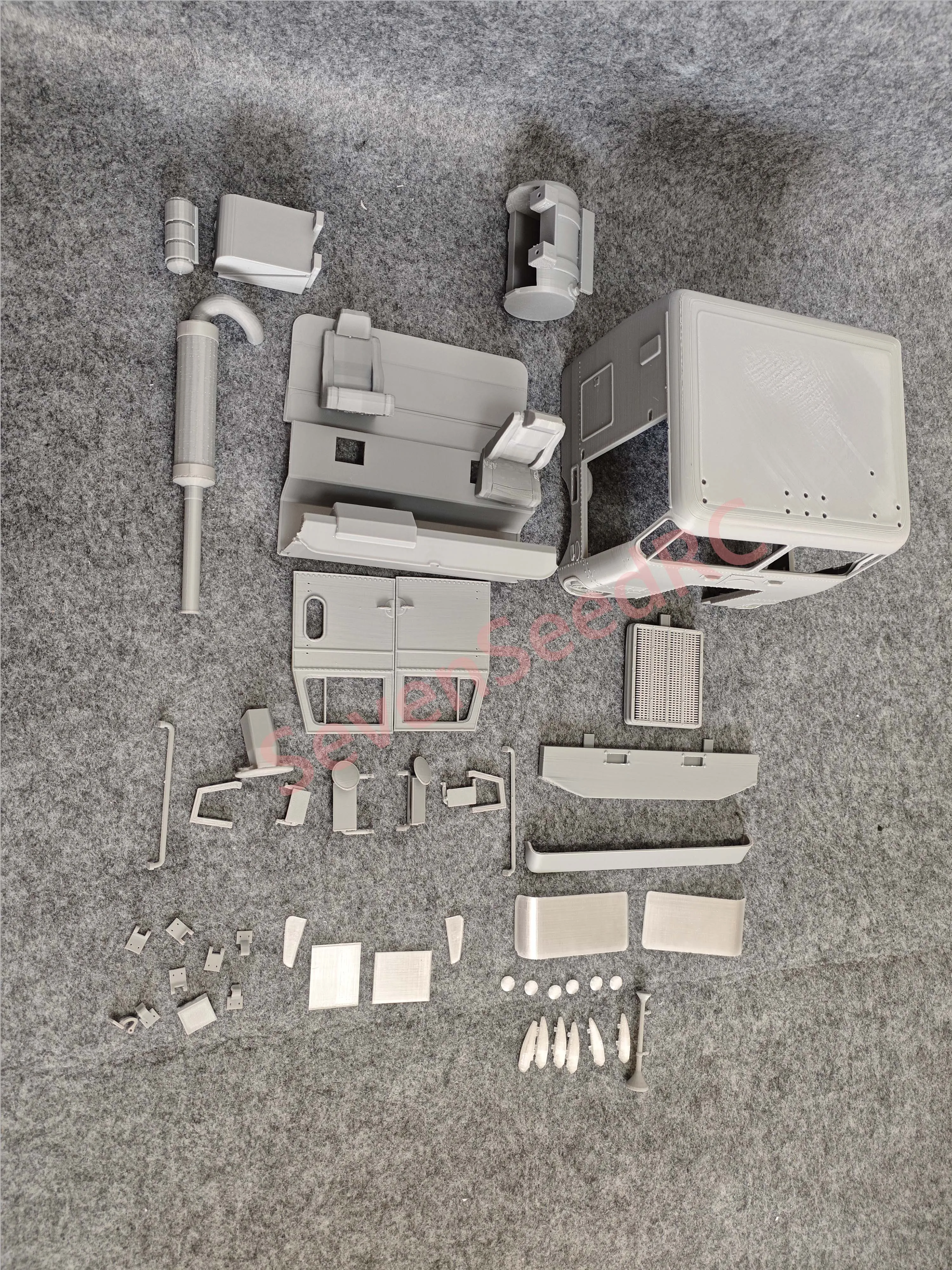 3d Printed Truck Cab Kit Peterbilt 352 1/14 For Fmx Static Dot Model JDM-110 Tamiya Lesu Lxy Scaleclub 2