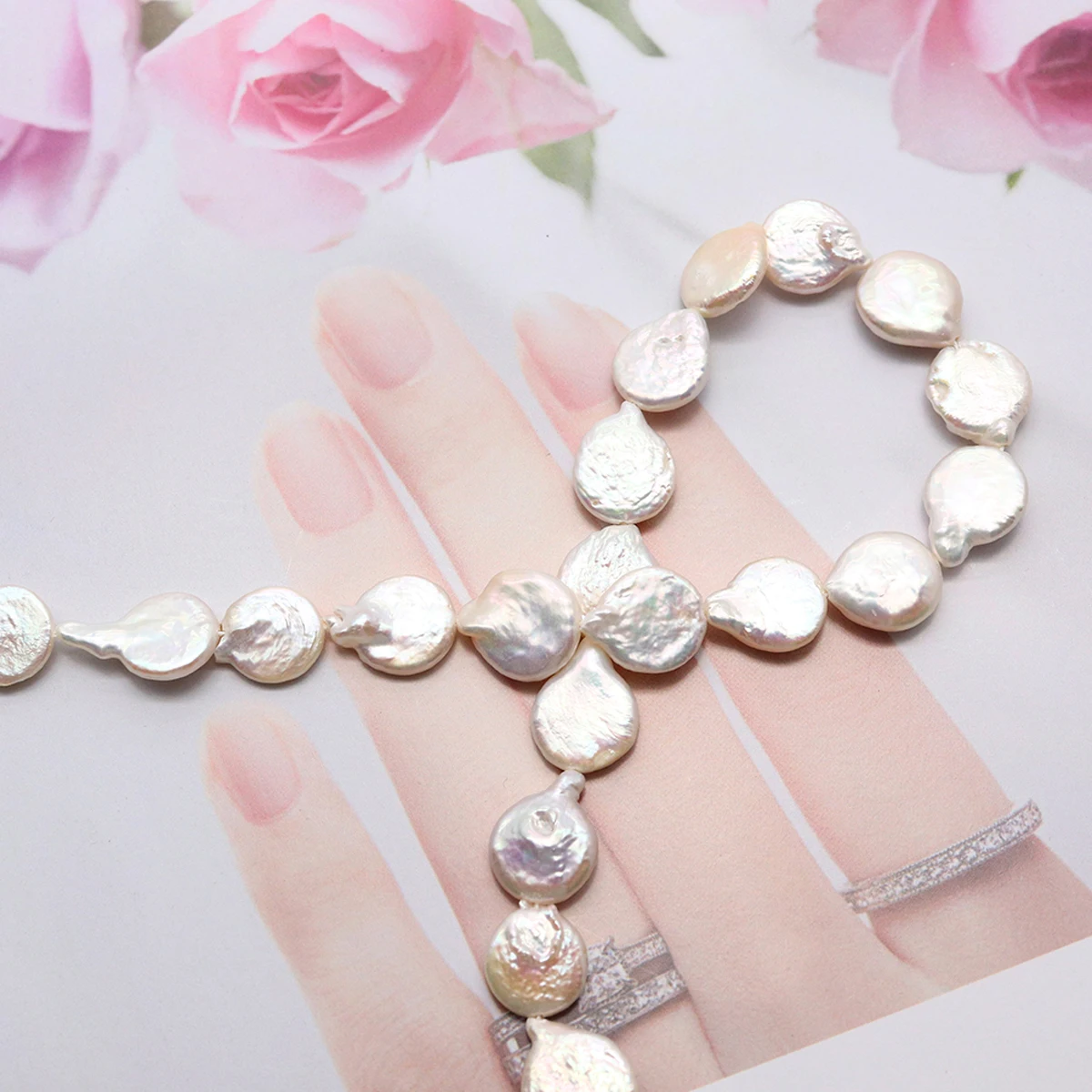 AAA Natural Baroque Freshwater Pearl Beads White Drop 11-22mm Spacer Beads For Jewelry Making DIY Necklace Bracelets