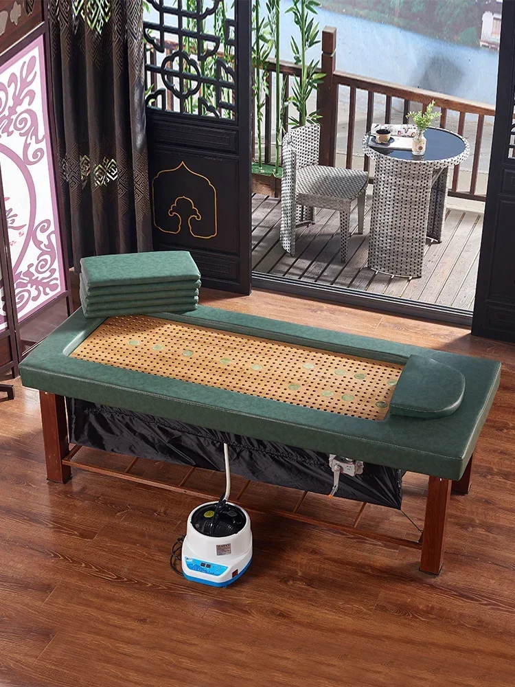 

Moxibustion Special Steaming Bed Massage Therapy Bed Whole Body Chinese Medicine Steaming Bed Smokeless Ginger Moxibustion