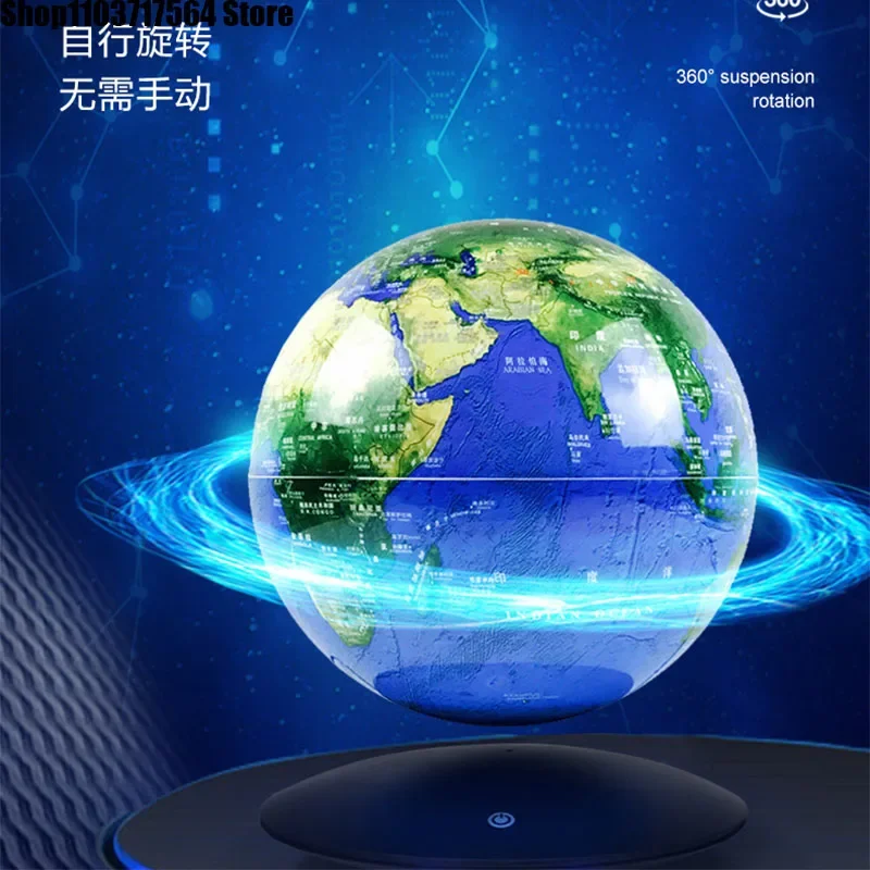 

Christmas gift Maglev globe creative nightlight bedside lamp wholesale desktop decoration home furnishings