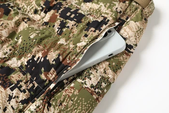 Ainfad Men's camo winter hunting light trousers long down pants 6