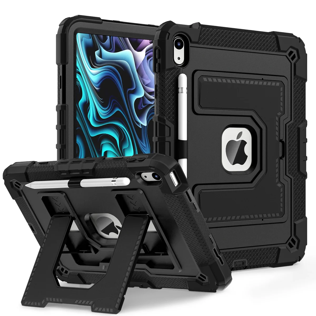 Tablet Case for IPad 11 11th 2025 A16 10th Gen 2022 Air 4 5 10.9 Pro Air 11 2024 Kids Stand Shockproof Protect Rugged Cover — view 2
