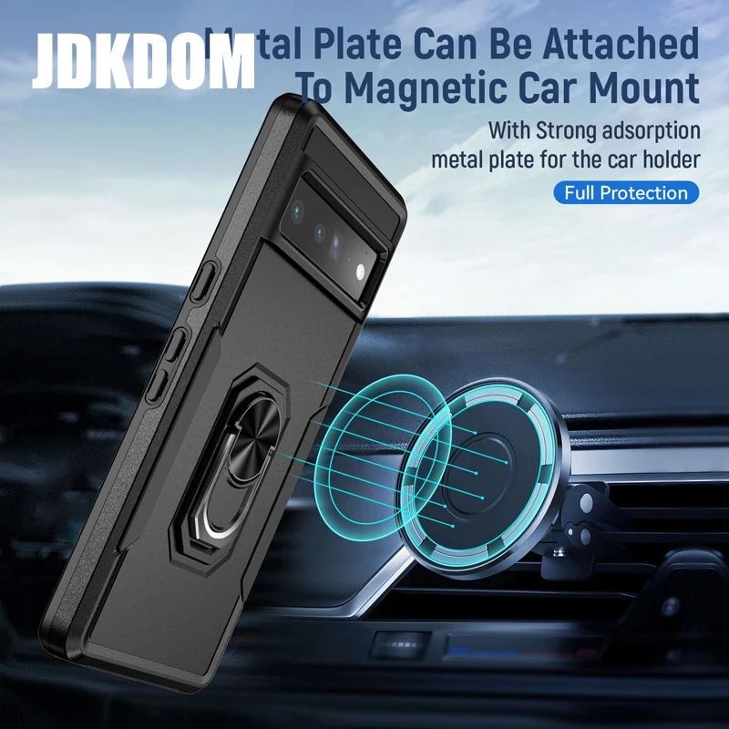 Military Grade Shockproof Armor Bracket Phone Case by JDKDOM