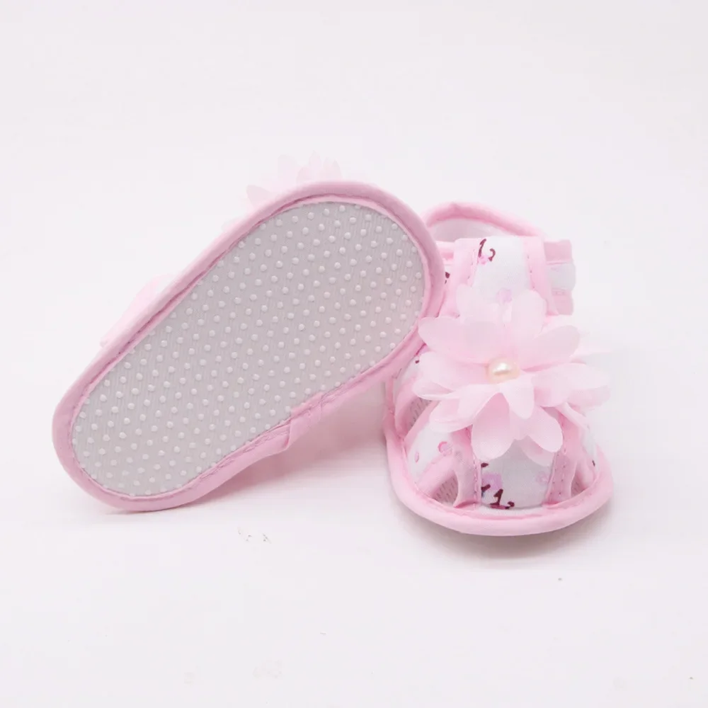 New Children Summer Clogs 0-18M Newborn Infant Baby Girl Princess Bowknot Sandal Sneakers Toddler Soft Crib Walkers Casual Shoes 4