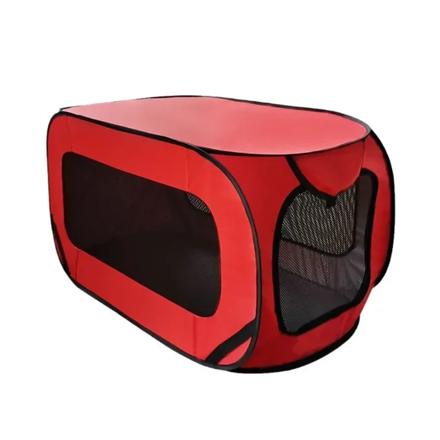 Small Doghouse Portable Pet Cage Car Folding Oxford Cloth Doghouse Cage Resistant To Grab Free Storage 6