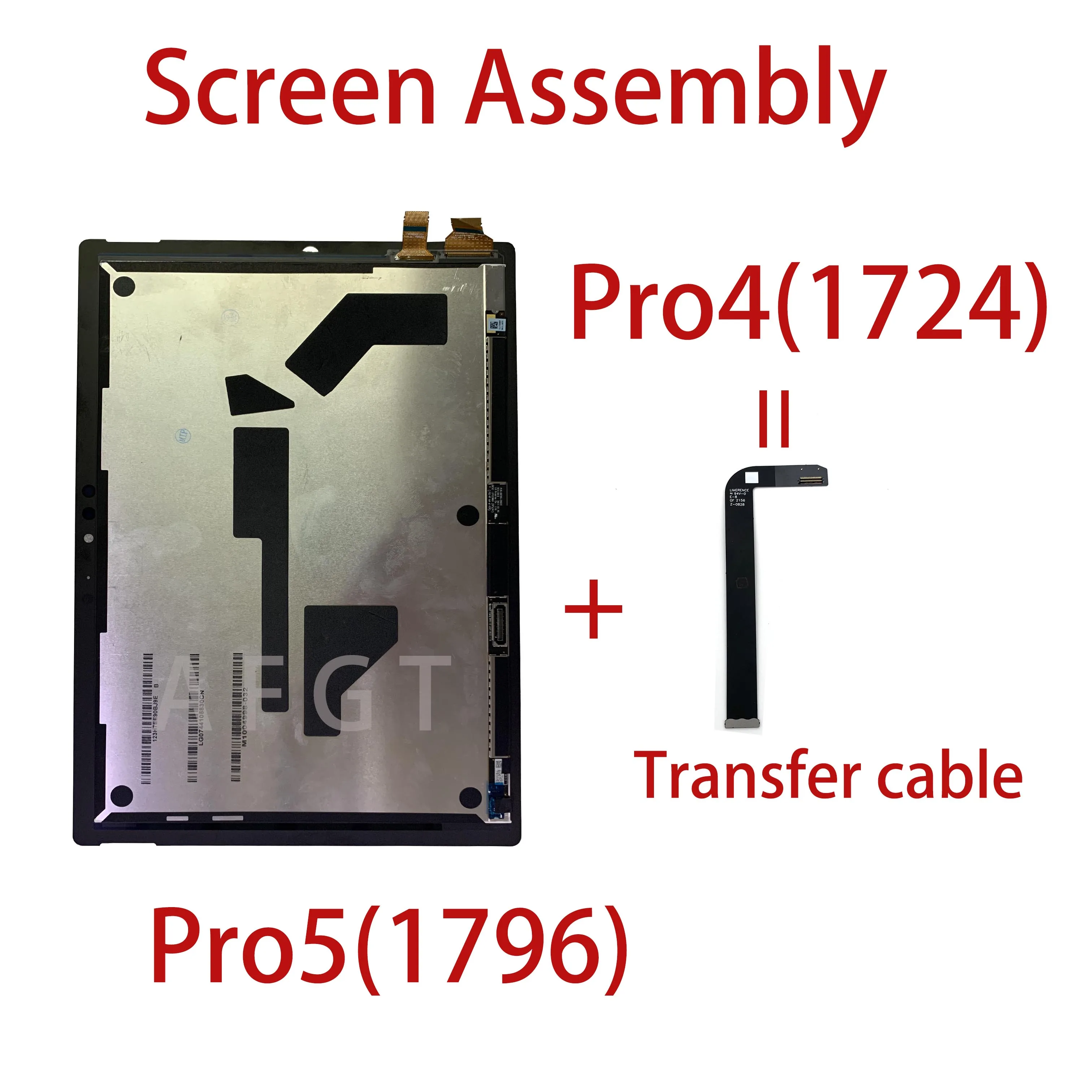 para a Superfície Pro4 1724 Pro5 1796 Tela de Toque Displayscreen Cristal Líquido Digitador Assembléia para Superfície Pro6 Pro7 Plus 1960 Scr
