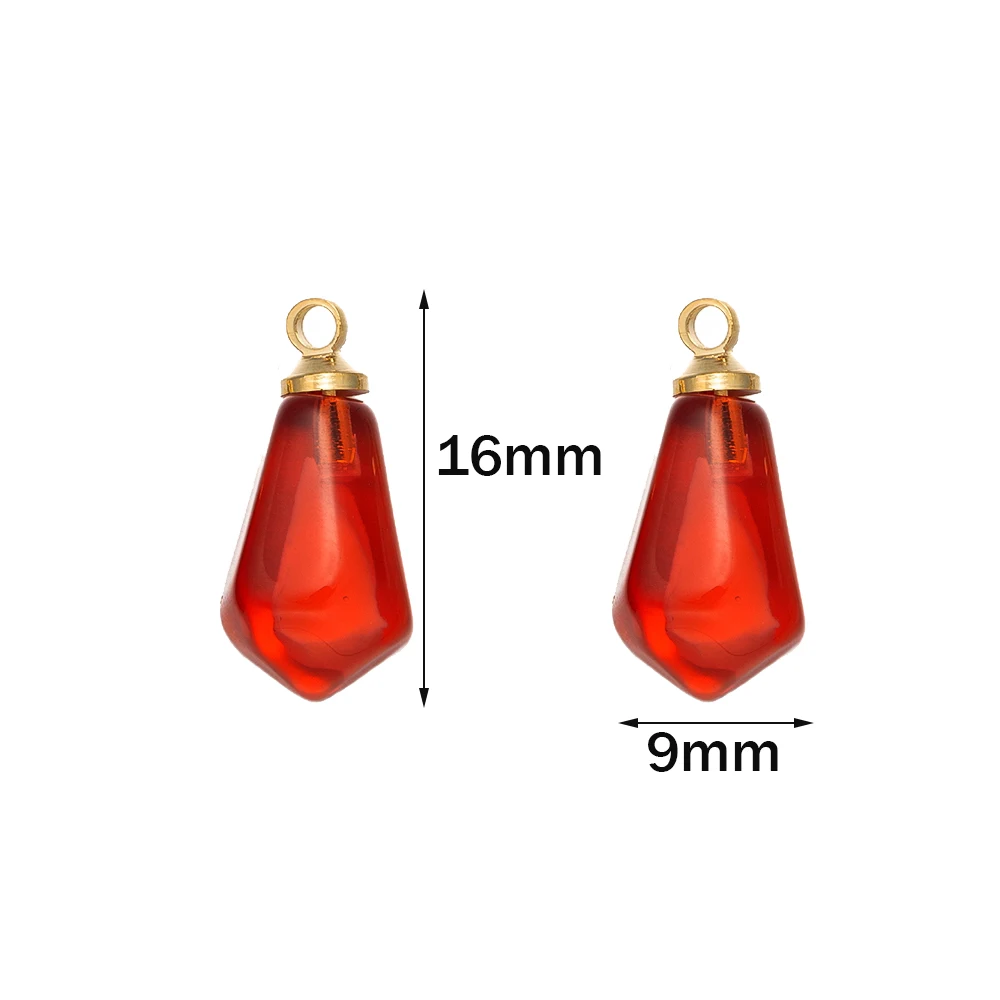10 Teile/los Harz Granatapfel Samen Zubehör Rot Rosa Harz Kleine Anhänger Für DIY Ohrringe Halskette Schmuck Zubehör Machen – Detail 1