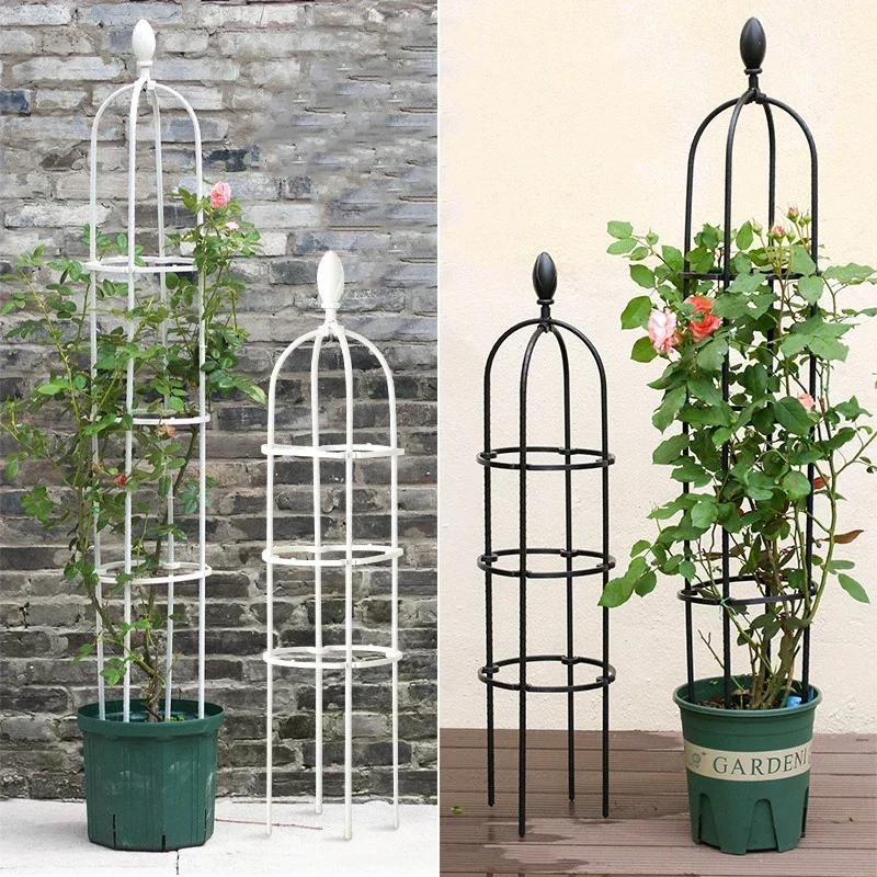 1 Set Climbing Plant Trellis Garden Support Cages Flowers Plants Climbing Support Frame Trellis DIY Vines Pot Plant Stand