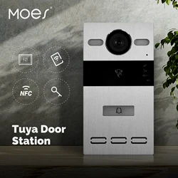MOES Tuya Access Control System Door Station Intercom Unlock Door Electronic Gate Opener Work With 10.1Inch Center Control Panel