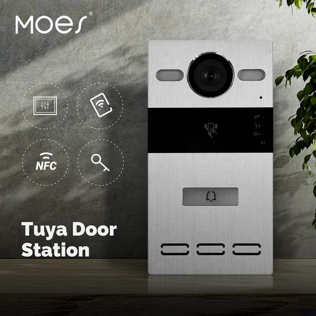 MOES Tuya Access Control System Door Station Intercom Unlock Door Electronic Gate Opener Work With 10.1Inch Center Control Panel 1