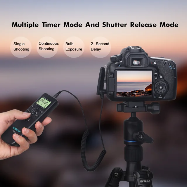 Wireless Intervalometer Remote Shutter Release Control Timer - ENEGON