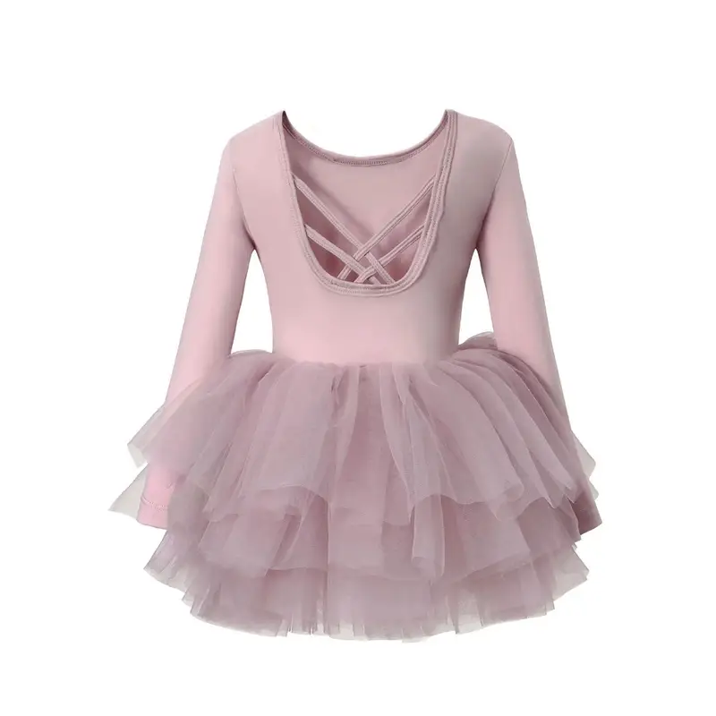 Summer Kids Dress Tutu Ballerine Children Clothing Vestidos Girl Ballet Leotards Dance Gymnastics Thin Ballet Girls Dresses - Image 5