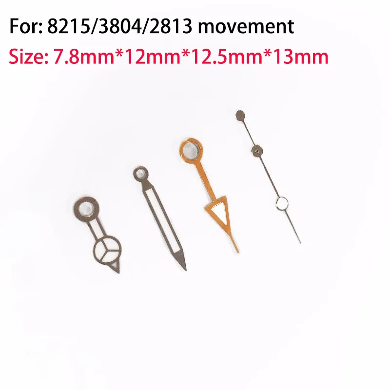 Watch Accessories Movement Hands Hours, Minutes and Seconds, GMT Pointer, with Blue Luminous for 8215/3804/2813 Movement