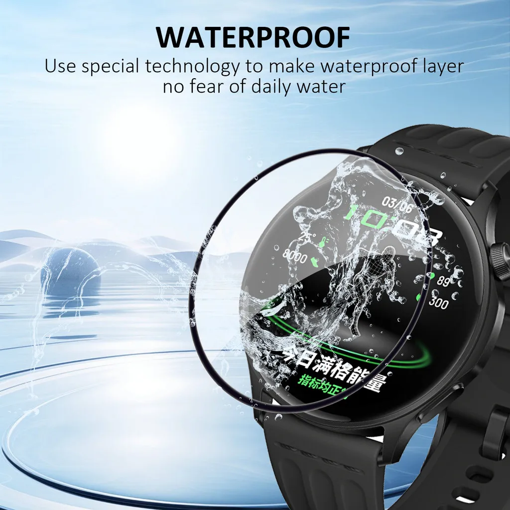 HD Clear Full Coverage Screen Protector Film - Anti-scratch Smartwatch Accessory