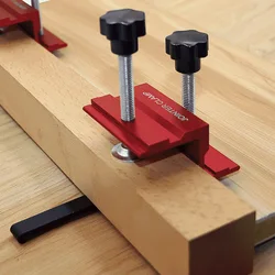 Pince fixe en T améliorée, 2 pièces, pince fixe pour le travail du bois, pince fixe, Jig F Clip, Kit de serrage, blocs, outil de menuiserie 