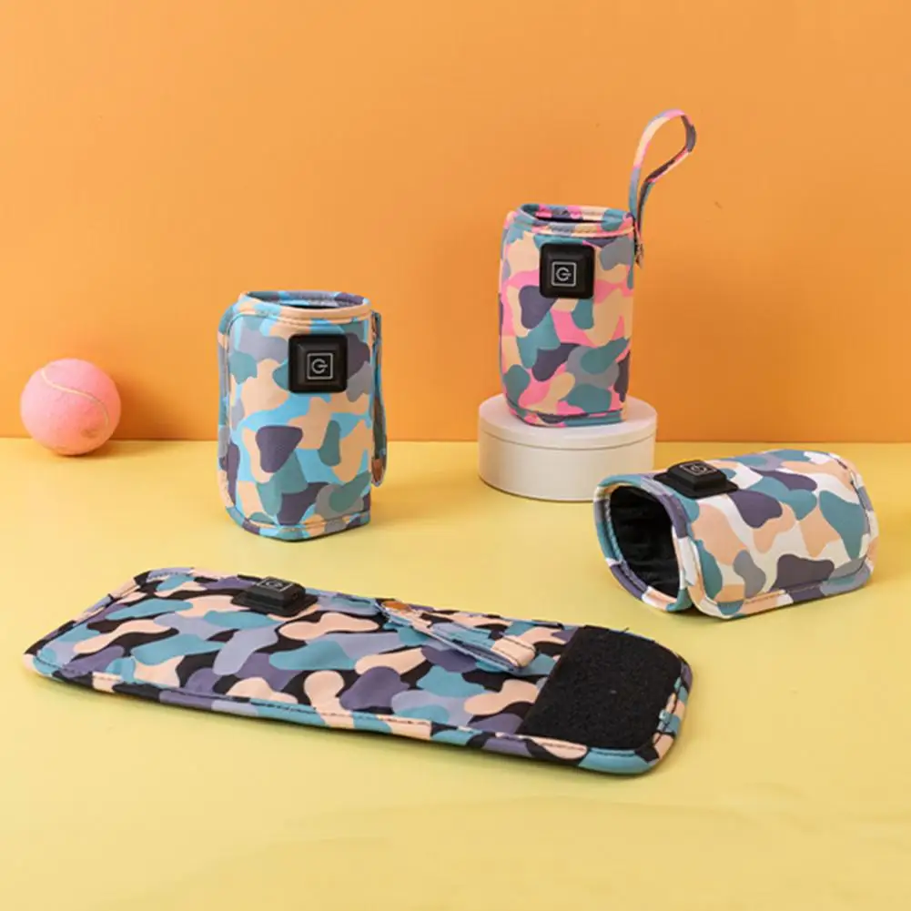 Baby Bottle Heater USB Milk Water Warmer Travel Stroller Insulated Bag Baby Nursing Bottle Heater Safe Kids Supplies For Outdoor Winter