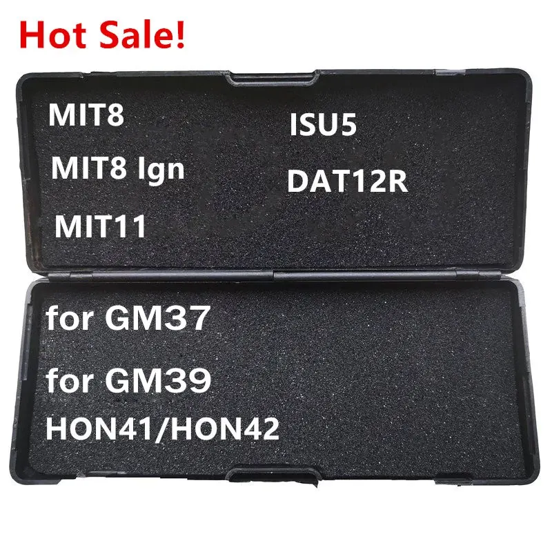2 in 1 Tool MIT8 Ign MIT11 GM37 GM39 HON41 HON42 ISU5 DAT12R Lishi Tool Car Key