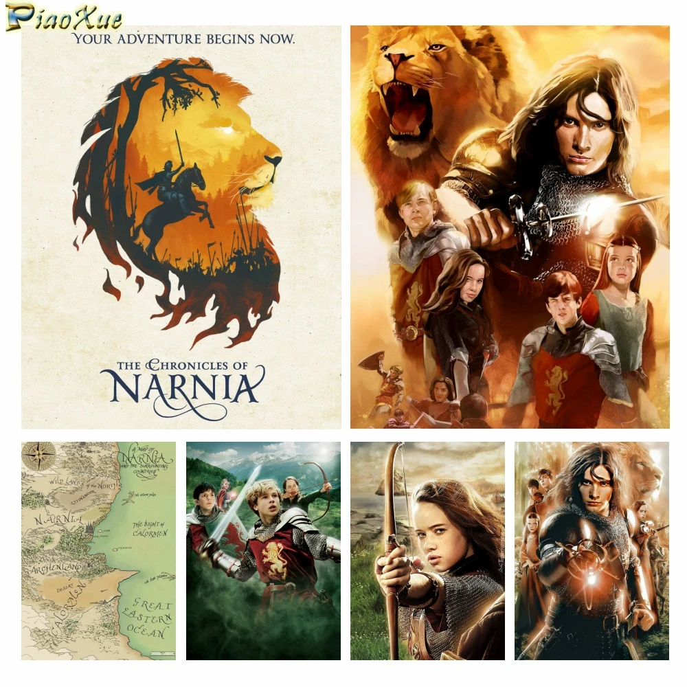 The Chronicles of Narnia 5D Movie Art Full Diamond Embroidery Prince  Caspian Cross Stitch Painting Lion Map Poster Home Decor - AliExpress, image size:1000x1000
