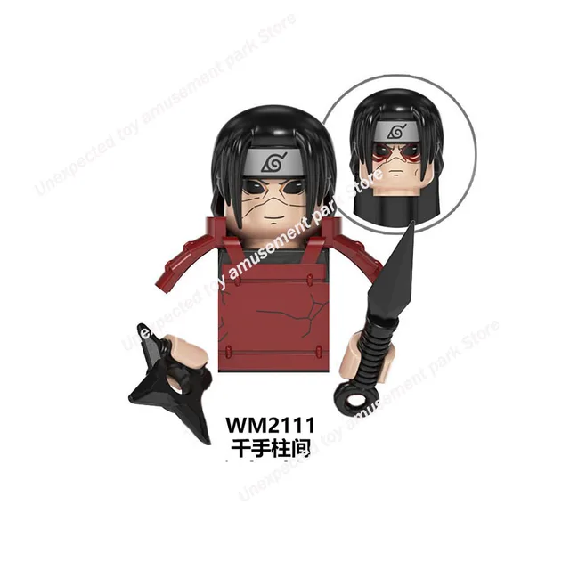 WM6109 Naruto building blocks Bricks assembly Kakashi Sasuke Uchiha Madara Anime Mini Action Figures Heads Toys kids Gifts WM2111