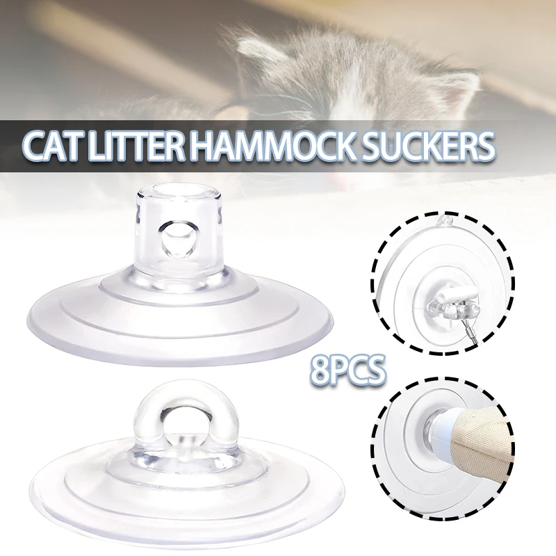 Powerful Cat Window Seat Replacement Suction Cups Durable Cats Hanging Beds PVC Plastic Heavy