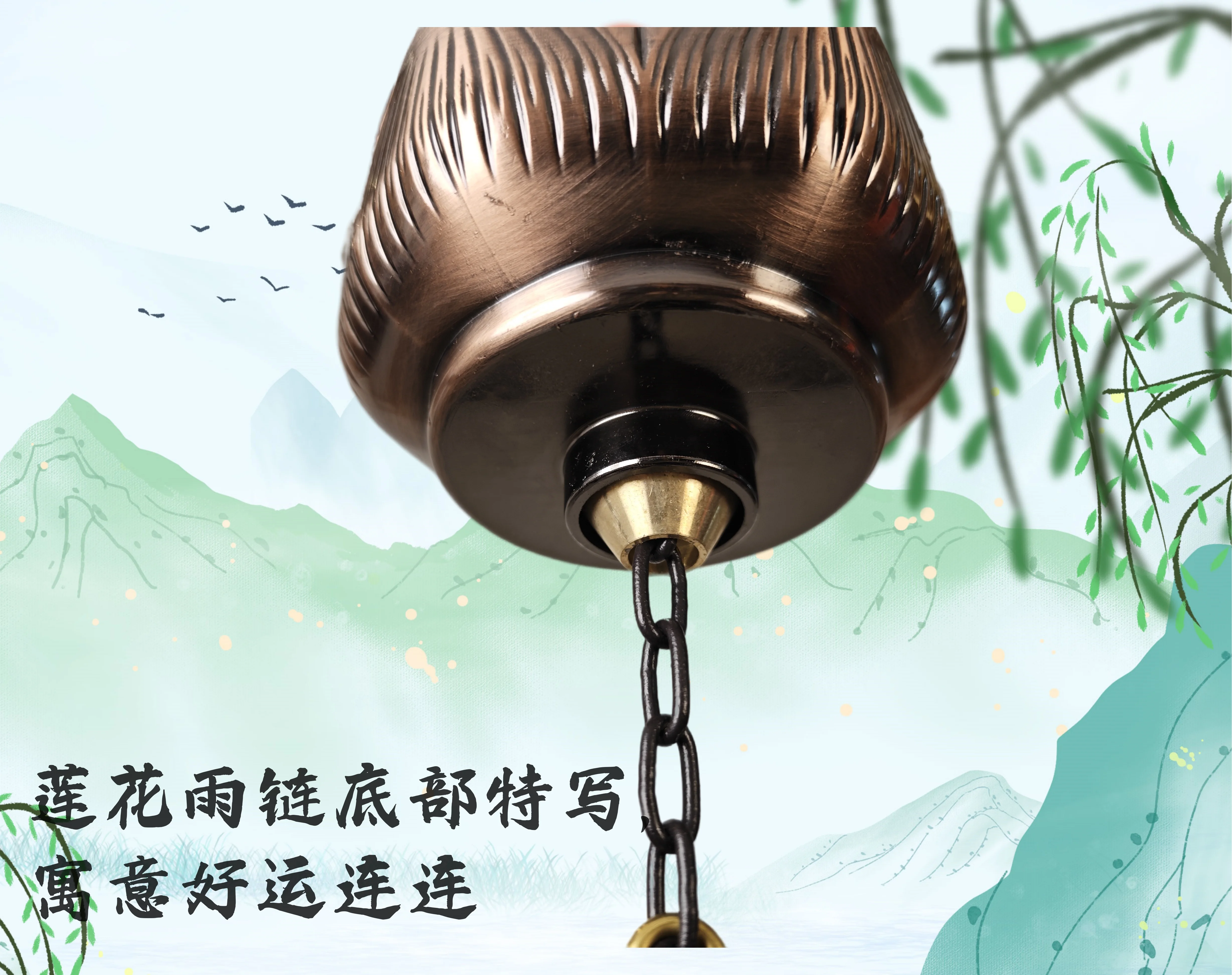 New Chinese Zen space Lucky running water ornaments housewarming gifts Water recycling gifts courtyard decoration flowing water