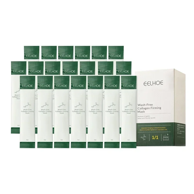 

20PCS Purime Korean Collagen Firming Mask Protein Face Skin Care Moisturizing Hydrating Anti-aging Wash-Free Sleeping Face Masks