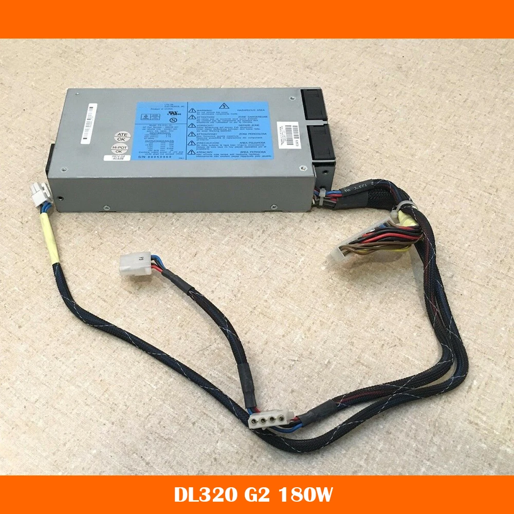 

Server Power Supply For HP DL320 G2 293367-001 288638-001 PS-5181-5C 180W