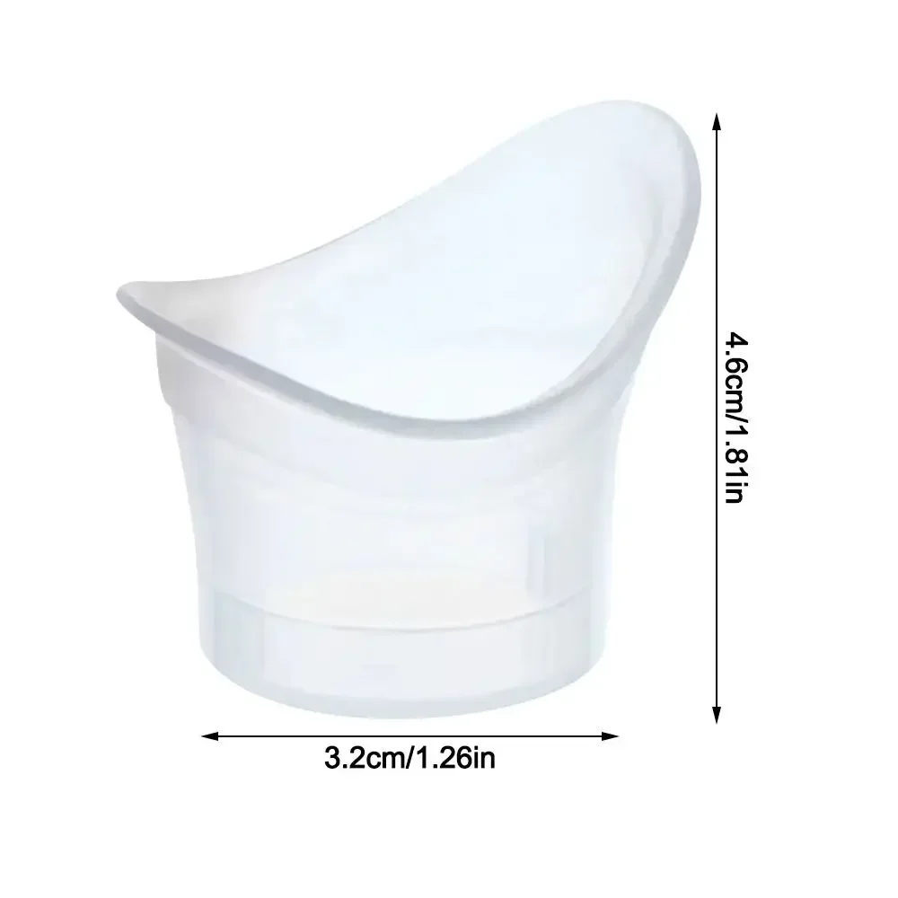 Silicone Eyewash Cup Resuable 10ml Eye Bath Cup Eye Wash Cup Soft Flushing Rinse Cups Elderly Women Men Children
