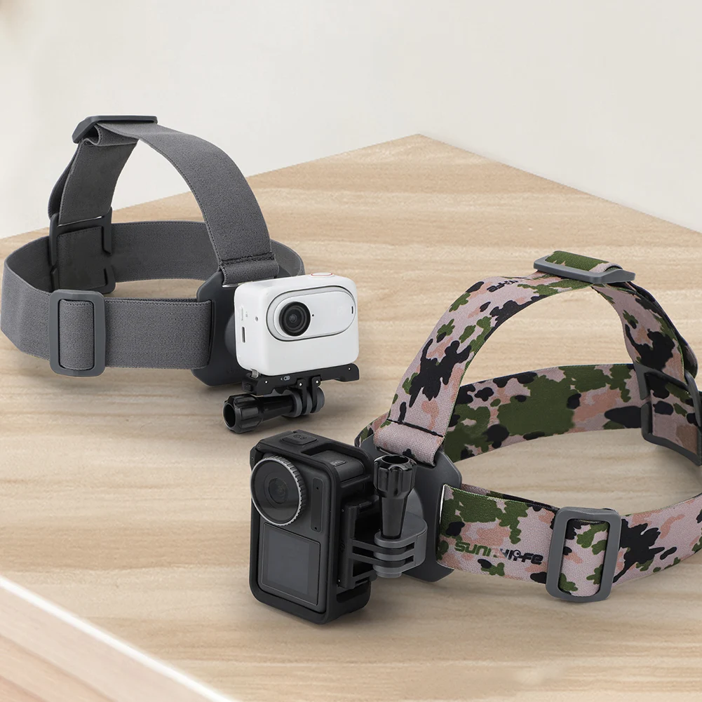 기본 마운팅 키트, 360 도 회전 헤드 벨트 스트랩 마운트, 듀얼 조절식 버클, Insta360 GO/Insta360 ONE R 시리즈용