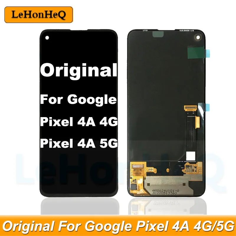 Original AMOLED For Google Pixel 4A 4G LCD Display Touch Screen ...