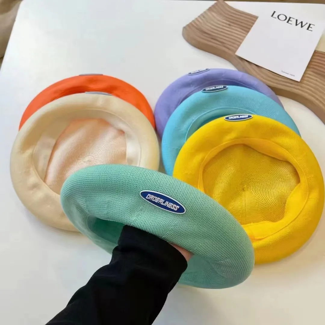 Primavera estate Net berretto da donna cappello da sole sottile