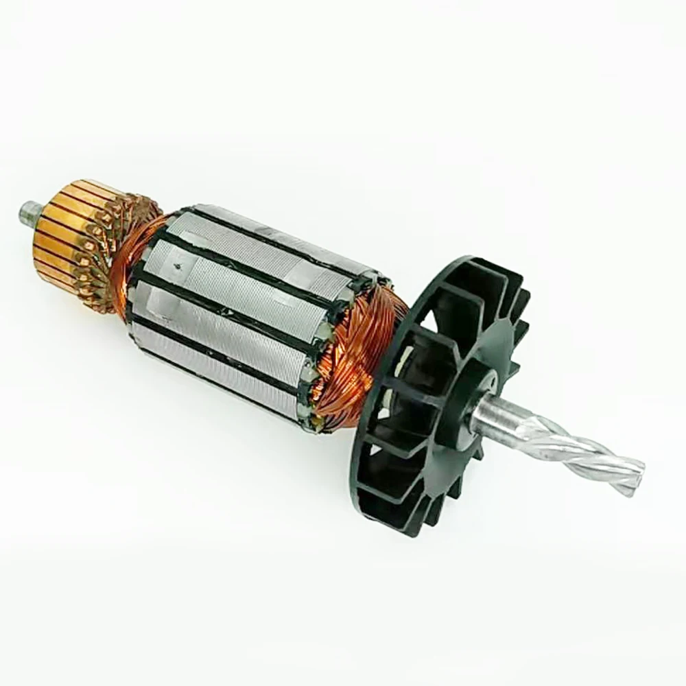AC220V 4 치아 드라이브 샤프트 Bosch GSB550 GSB500RE TSB1300 TSB5500 1619PA0697 용 전기 해머 전기자 로터