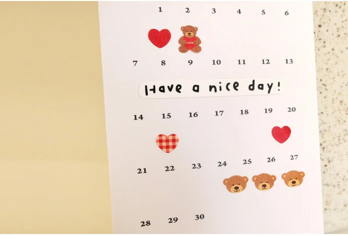 Koreanische Import Suatelier Mini Happy Daily Life Lebensmittel Tiere Aufkleber Scrapbooking Diy Journaling Tagebuch Schreibwaren Aufkleber Schule – Detail 7