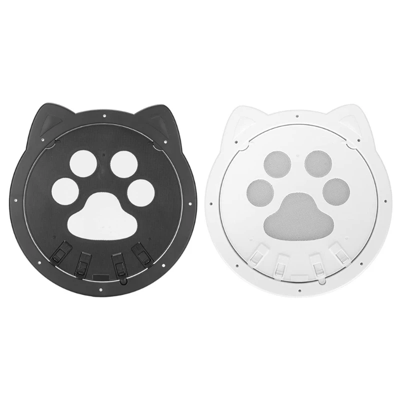 Pet Dog Screen Door Flap Lockable Cats Door for Existing Screen