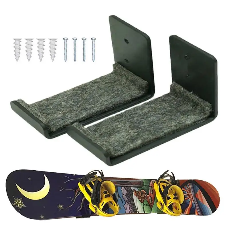 

Snowboard Storage Rack Floating Snowboard Display Rack Strong Wall Mounted Surfboard Snowboard Rack For Home Garden Storage tool
