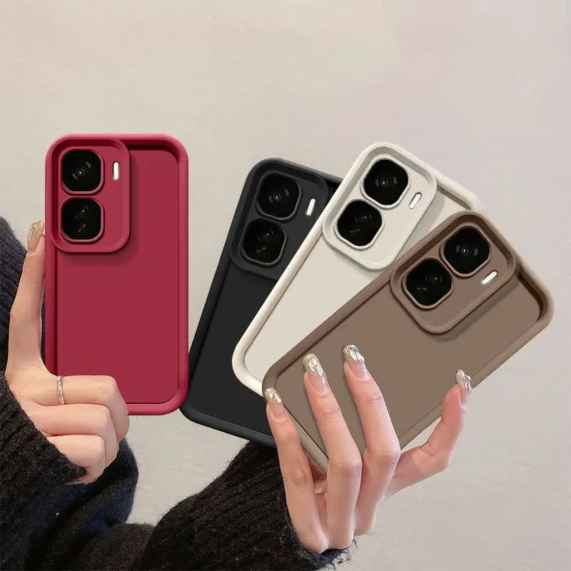 Shockproof Matte Back Cover with Skin Feel