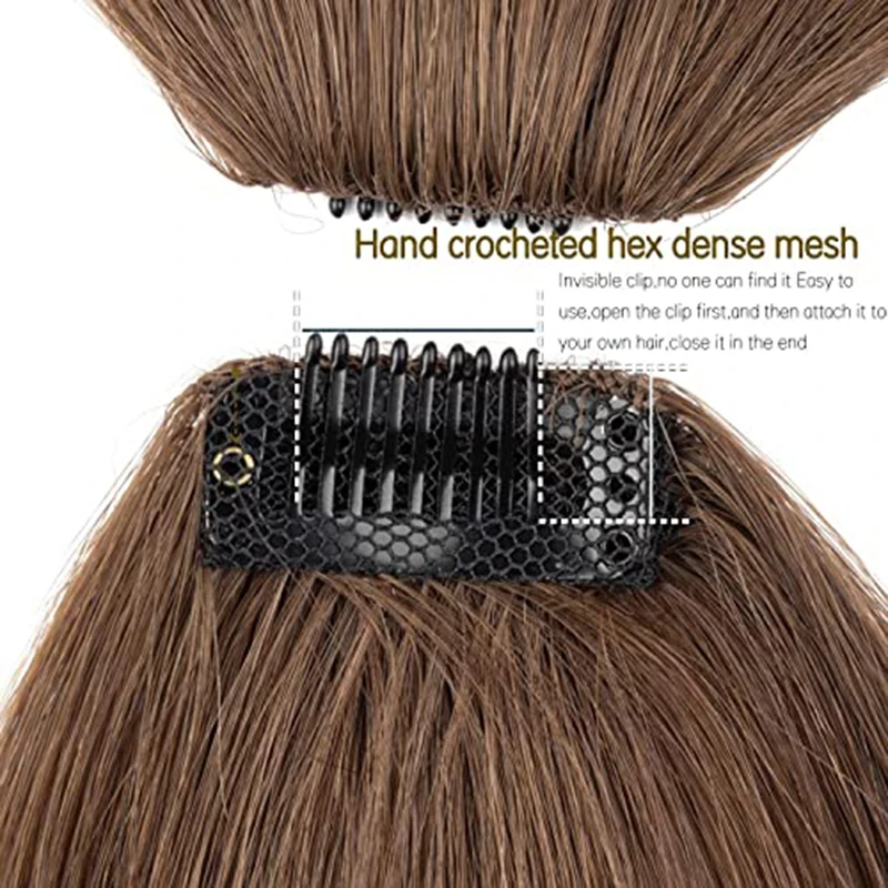 Hair Bangs Synthetic Natural Forehead Ins Fake Fringes Air Bangs Wig Female Piece Real Comic Flush Bangs Invisible Wig