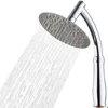 High Pressure Rainfall Shower Head Large Stainless Steel Curved Shower Extension Square Shower Head Extension 3