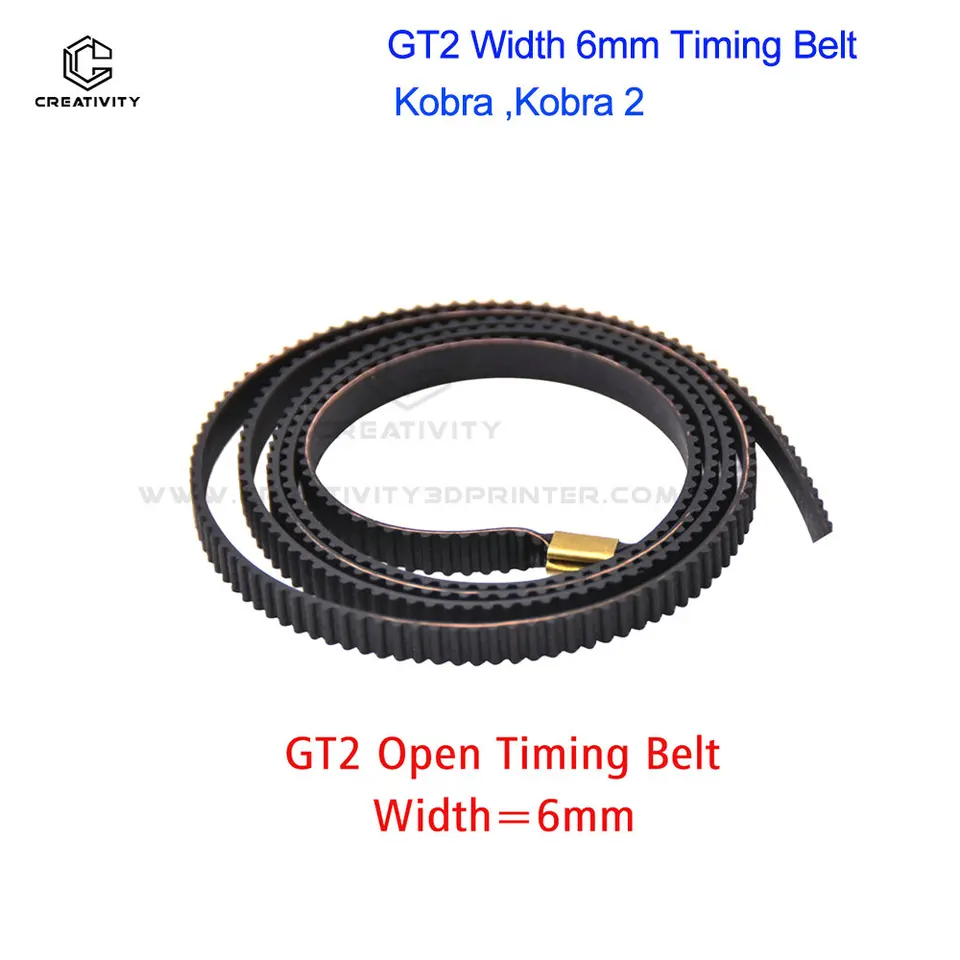 For Anycubic kobra Belt X Axis Y Axis Synchronous Rubber GT2 Width