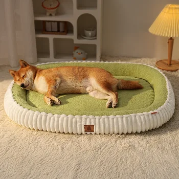 Winter Orthopedic Dog Bed for Dogs Breeds,Egg Crate Foam Dog Sofa Beds,Pet Couch Bed with Four Sided Bolster,Non-Slip Bottom