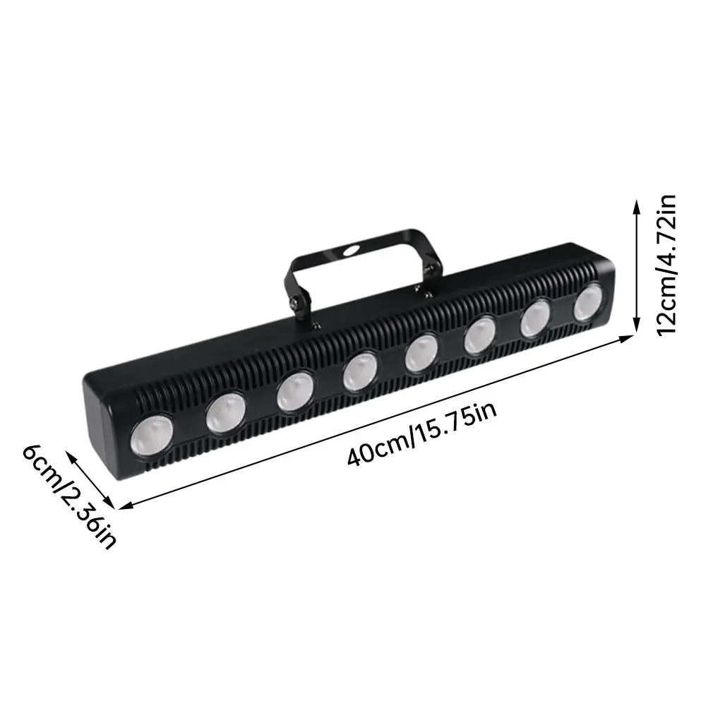 Lámpara de pared colorida con Control remoto, iluminación de escenario con proyección de discoteca, Bar, vacaciones, banquete, CA de 90-240V, 45W, 8 LED