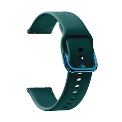 20mm Silicone Sport Strap - Women's Smart Bracelet Band - Honor ES (Dark green)